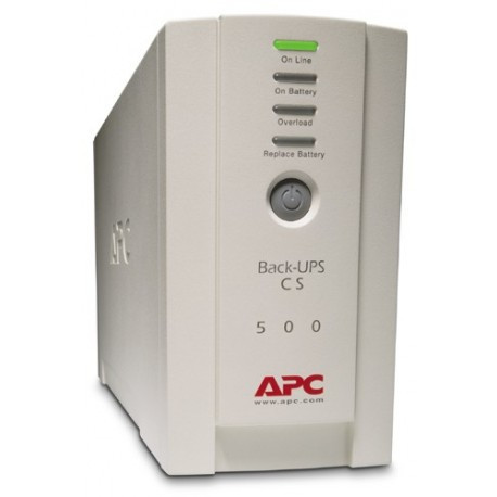 APC  Back-UPS Standby Offline 500VA 4AC outlets Torre Beige gruppo di continuità UPS BK500EI - APC - BK500EI