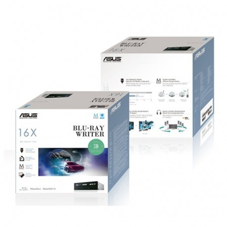 ASUS  BW-16D1HT Interno Blu-Ray RW Nero lettore di disco ottico 90DD0200-B30000 - ASUS - 90DD0200-B30000
