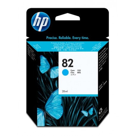 HP Cartuccia Inkjet  82 Ciano CH566A - HP - CH566A