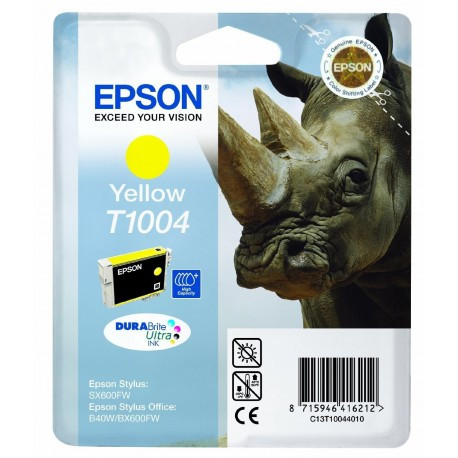 Epson Cartuccia Rinoceronte T1004 Gialla C13T10044010 - Epson - C13T10044010
