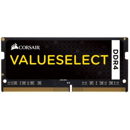 Corsair Memoria Ram 8 GB (1 x 8 GB)  ValueSelect DDR4 2133 MHz 260-pin SO-DIMM - Corsair - CMSO8GX4M1A2133C15