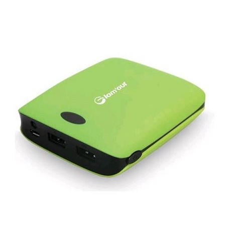 Glam'Our Power Bank GP10000 10000 MAh Micro USB - USB Verde 8051772885250 - Glam'Our - 8051772885250