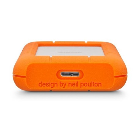 LaCie Hard Disk esterno Mini Rugged 500 GB USB 3.0 (3.1 Gen 1) Type Micro-B Arancione, Argento LAC301556 - LaCie - LAC301556