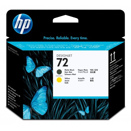 HP  Testina di stampa giallo e nero opaco DesignJet 72 C9384A - HP - C9384A