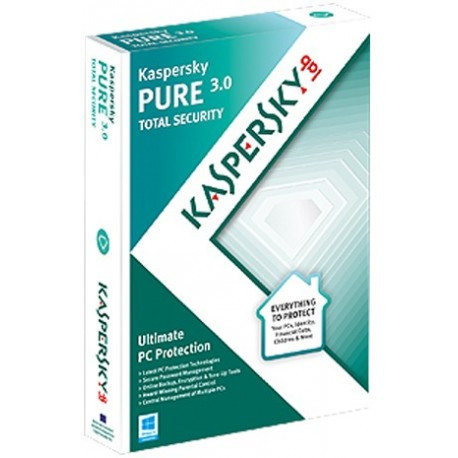 Kaspersky Lab  PURE 3.0, 5-9u, 2Y, Base Base license 5-9utentei 2annoi KL1911TCEDS - Kaspersky Lab - KL1911TCEDS