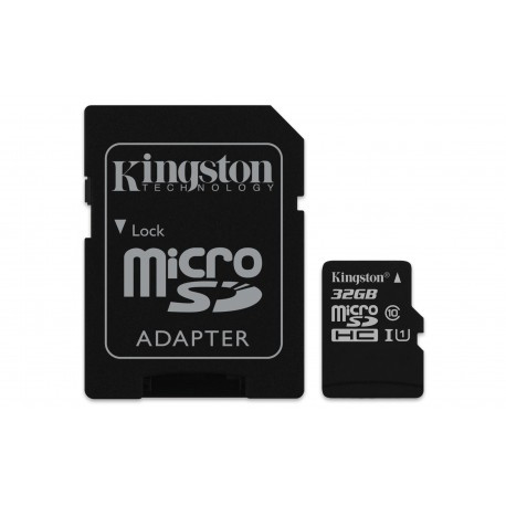 Kingston Technology  microSDHC Class 10 UHS-I Card 32GB 32GB MicroSDHC UHS-I Classe 10 memoria flash SDC10G232GB - Kingston Technology - SDC10G2/32GB