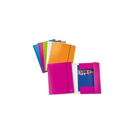 Leitz  WOW folder 3 flap Policarbonato Arancione cartella 39830044 - Leitz - 39830044