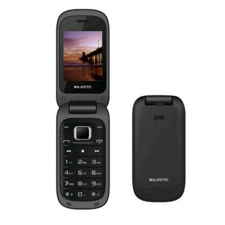 New Majestic Cellulare TLF Lucky 48 Flip UMTS 2,4  Italia Nero 300048-BK - New Majestic - 300048-BK