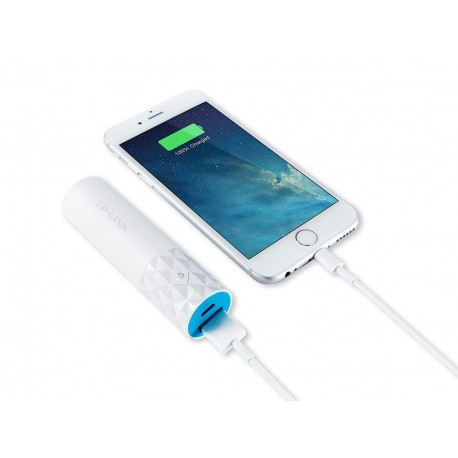 TP-LINK Power Bank Bianco, Blu per Tablet, MP3, Smartphone, iPhone, iPad, Android TL-PB2600 - TP-LINK - TL-PB2600