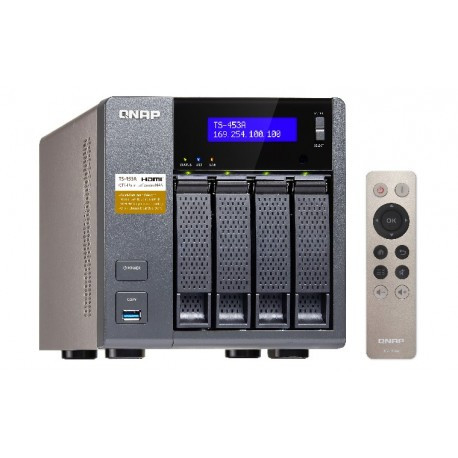 QNAP Nas Tower TS-453A Collegamento Ethernet LAN Nero TS-453A-4G - QNAP - TS-453A-4G