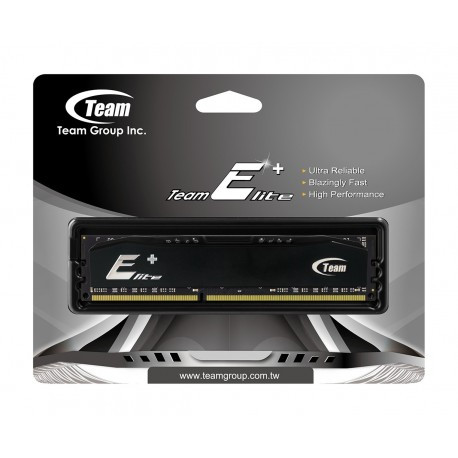Team Group Memoria Ram 4 GB (1 x 4 GB) Elite Plus DDR3 1600 MHz  240-pin DIMM TPKD34G1600HC1101 - Team Group - TPKD34G1600HC1101