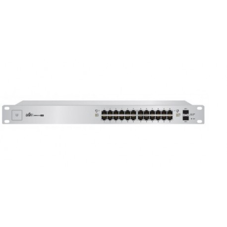 Ubiquiti Networks Switch Networks Gestito Gigabit Ethernet 10 / 100 / 1000 Supporto PoE 1U Argento US-24-250W - Ubiquiti Networks - US-24-250W