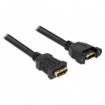 DeLOCK Cavo HDMI Femmina / Femmina 0,25 Mt Nero ICOC HDMI-4PNL - DeLOCK - ICOC HDMI-4PNL