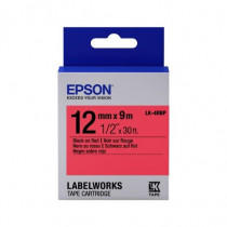 Epson  C53S654007 Nero su rosso nastro per etichettatrice - Epson - C53S654007