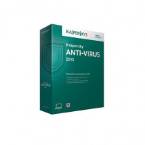Kaspersky Lab  Anti-Virus 2015, 1u, 1Y, Base RNW Base license 1utentei 1annoi KL1161TCAFR - Kaspersky Lab - KL1161TCAFR