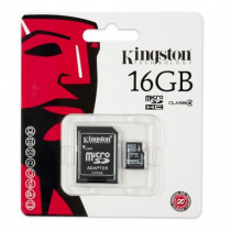 Kingston Technology  16Gb microSDHC 16GB MicroSDHC Flash Classe 4 memoria flash SDC416GB - Kingston Technology - SDC4/16GB