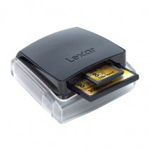Lexar Lettore di Schede Professional USB 3.0, 3.1 Dual-Slot Reader Gen 1 Type-A Nero LRW400CRBEU - Lexar - LRW400CRBEU