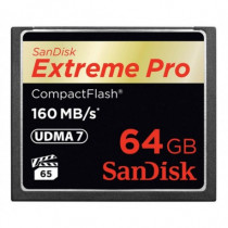 Sandisk Blister Memory Card  64 GB Extreme Pro Compact flash 160 MBs SDCFXPS-064G-X46 - Sandisk - SDCFXPS-064G-X46