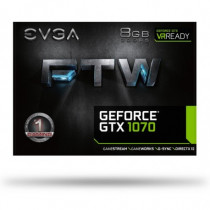 EVGA Scheda Grafica Gaming Nvidia GeForce GTX 1070 8 GB GDDR5 PCI Express x16 3.0 - EVGA - 08G-P4-6276-KR