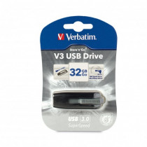 Verbatim Chiavetta USB 3.0 32 GB Store 'n' Go Nera, Grigia 49173 - Verbatim - 49173