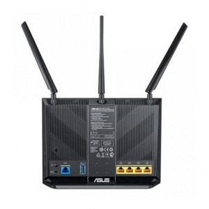 ASUS Router Wireless DSL-AC68U Dual-band 2.4 GHz, 5 GHz Gigabit Ethernet 3G Nero 90IG00V1-BM3G00 - ASUS - 90IG00V1-BM3G00