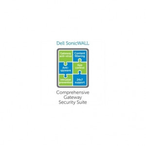 DELL  SonicWALL Comprehensive Gateway Security Suite 01-SSC-0258 - DELL - 01-SSC-0258