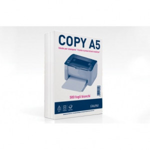 Favini  COPY A5 A5 148×210 mm Bianco carta inkjet A620505A - Favini - A620505A