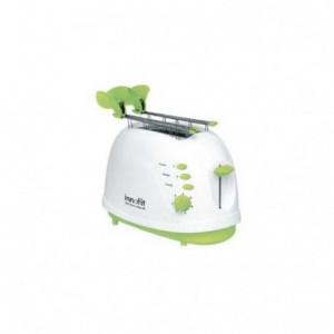 Innofit Tostapane con Timer 700 W Colore Bianco, Verde INN701 - Innofit - INN701