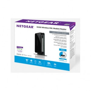 Netgear  DGN2200 Fast Ethernet Nero router wireless DGN2200-100PES - Netgear - DGN2200-100PES