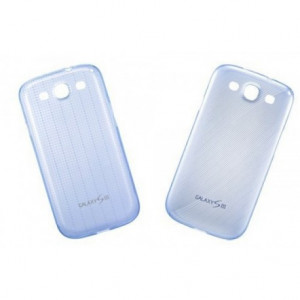 Samsung Custodia EFC-1G6S Blu Trasparente per Galaxy S III EFC-1G6SBECSTD - Samsung - EFC-1G6SBECSTD