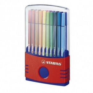 Stabilo Marcatore Inchiostro a base di acqua Pen 68 Multicolore Tratto 1 mm 24 h  6820-03-10 - Stabilo - 6820-03-10