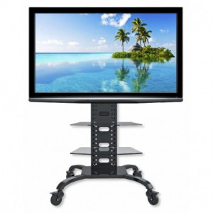 Techly Supporto a Pavimento con 2 Mensole Trolley TV LCD-LED-Plasma 32-70 ICA-TR8 - Techly - ICA-TR8